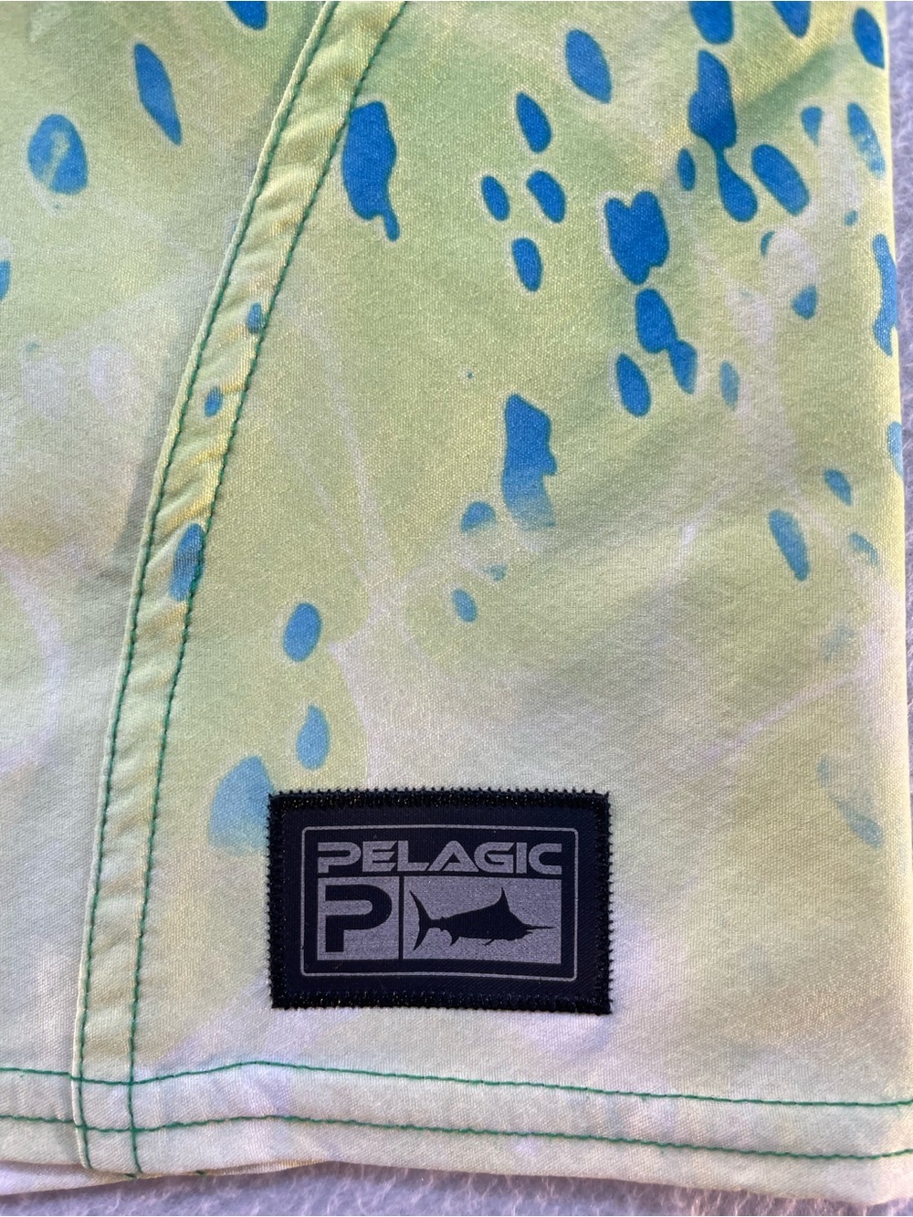 Pelagic Kids Sharkskin Fishing Board Shorts Size 23 High Performance Gear